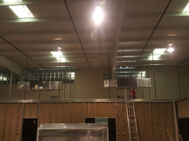 Commercial unit installation